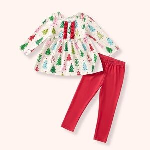 NWT Pete+Lucy Christmas Tree Splendor Pant Set